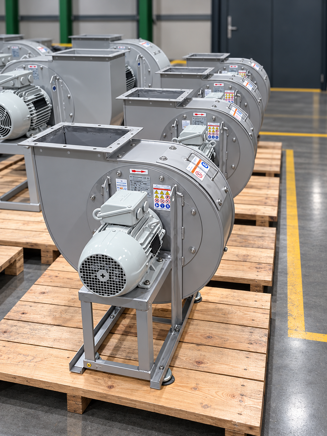 Ventilateurs industriels et accessoires CAPTAIR